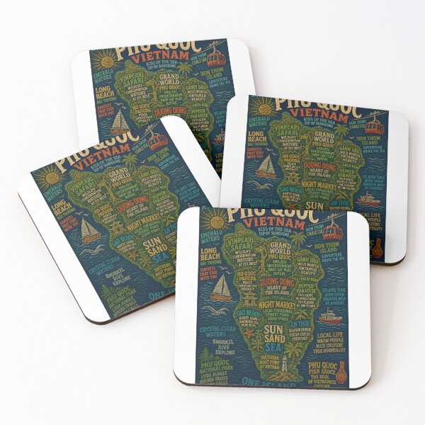 Item preview, Phu Quoc Vietnam Hon Thom Island and Grand World Tropical Escape designed and sold by Aryabek.
