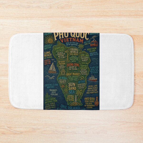 Item preview, Phu Quoc Vietnam Hon Thom Island and Grand World Tropical Escape designed and sold by Aryabek.