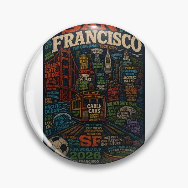 Item preview, San Francisco California Golden Gate Bridge Cable Cars and Bay Area Skyline designed and sold by Aryabek.
