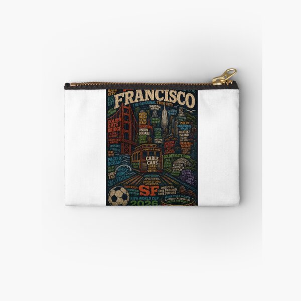 Item preview, San Francisco California Golden Gate Bridge Cable Cars and Bay Area Skyline designed and sold by Aryabek.