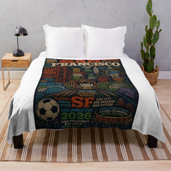 Item preview, San Francisco California Golden Gate Bridge Cable Cars and Bay Area Skyline designed and sold by Aryabek.