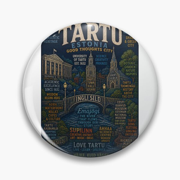 Item preview, Tartu Estonia University of Tartu and Emajogi River Heritage City designed and sold by Aryabek.