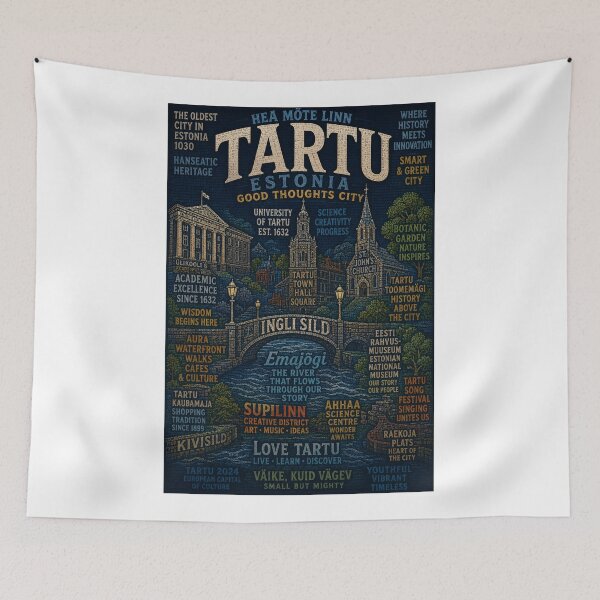 Item preview, Tartu Estonia University of Tartu and Emajogi River Heritage City designed and sold by Aryabek.