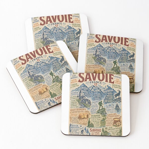 Item preview, Savoie France Mont Blanc Vanoise National Park and Alpine Heritage designed and sold by Aryabek.