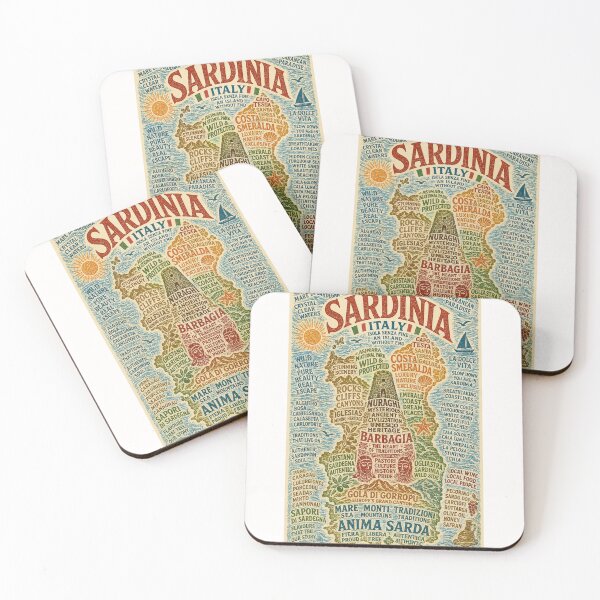 Item preview, Sardinia Italy Costa Smeralda Nuraghi and Mediterranean Coastal Beauty designed and sold by Places On Earth.