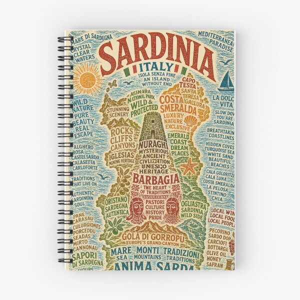 Item preview, Sardinia Italy Costa Smeralda Nuraghi and Mediterranean Coastal Beauty designed and sold by Places On Earth.