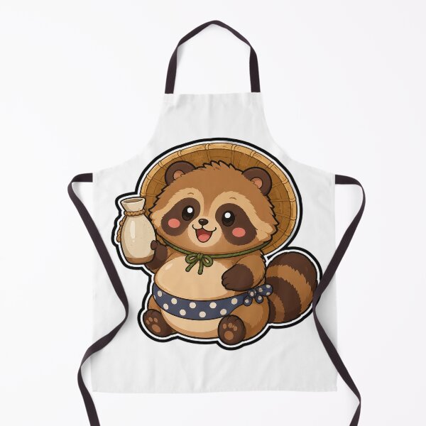 Item preview, Kawaii Tanuki Japanese Raccoon Dog Folklore Cute Art designed and sold by LainCellJapan.