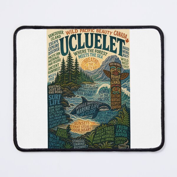 Item preview, Ucluelet Vancouver Island Pacific Rim and Wild Pacific Coast Adventure designed and sold by Places On Earth.