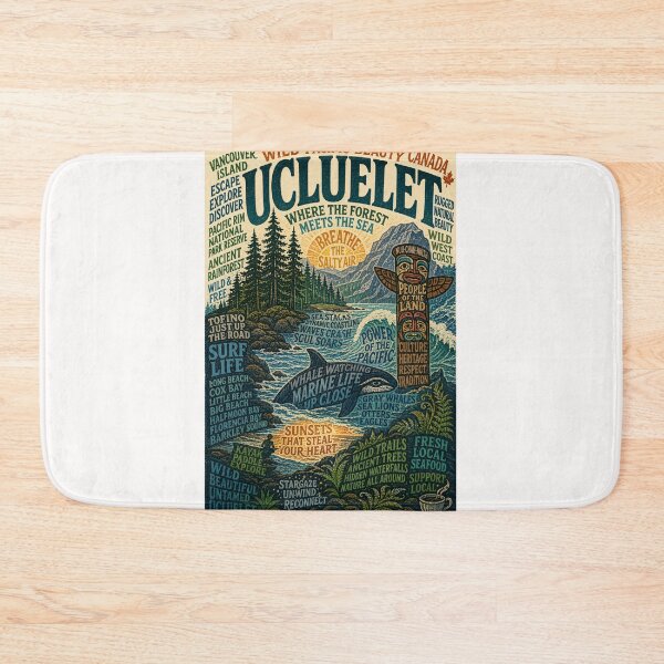Item preview, Ucluelet Vancouver Island Pacific Rim and Wild Pacific Coast Adventure designed and sold by Places On Earth.