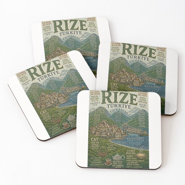 Item preview, Rize Turkey Kaçkar Mountains Karadeniz Tea Culture Travel Landmark designed and sold by Places On Earth.