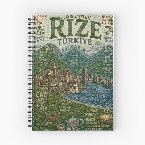 Item preview, Rize Turkey Kaçkar Mountains Karadeniz Tea Culture Travel Landmark designed and sold by Places On Earth.