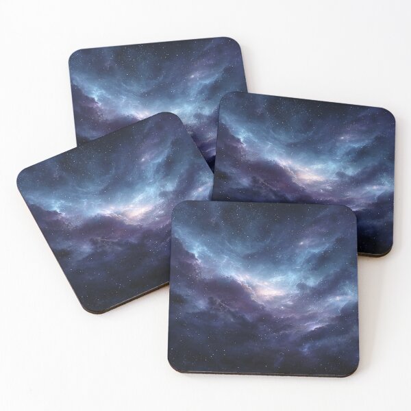 Item preview, Purple Blue Galaxy Nebula Deep Space Cosmic Sky Art designed and sold by Faithlines.