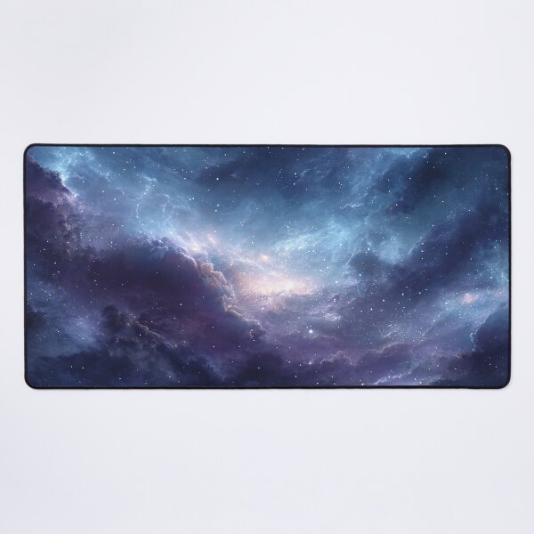 Item preview, Purple Blue Galaxy Nebula Deep Space Cosmic Sky Art designed and sold by Faithlines.