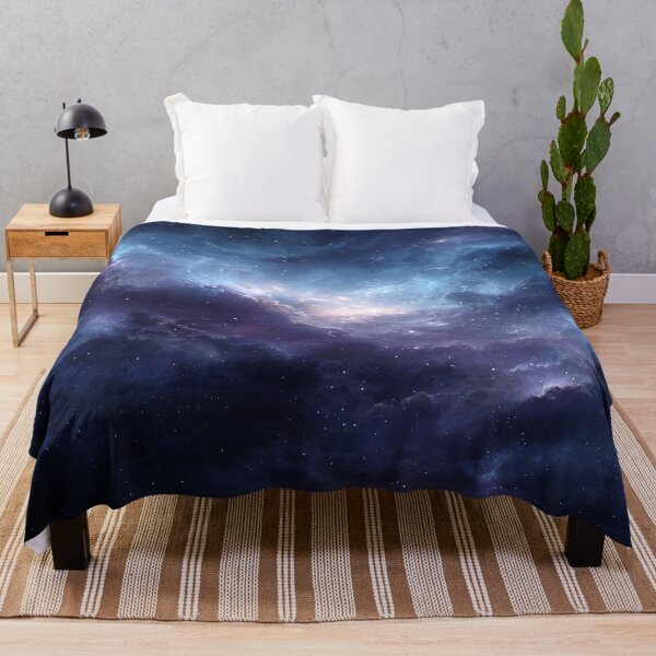 Item preview, Purple Blue Galaxy Nebula Deep Space Cosmic Sky Art designed and sold by Faithlines.