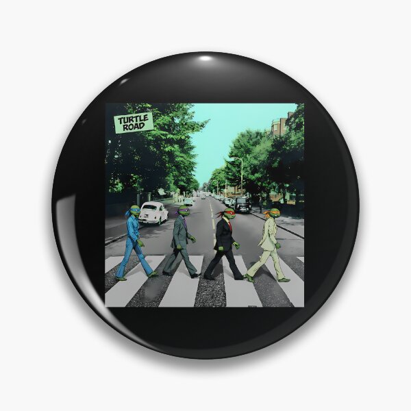 Item preview,  Ninja Turtles Abbey Road Parody - Turtle Road Crossing - Leonardo Raphael Michelangelo Donatello Fan Art designed and sold by COOLTHINGS-ORG.
