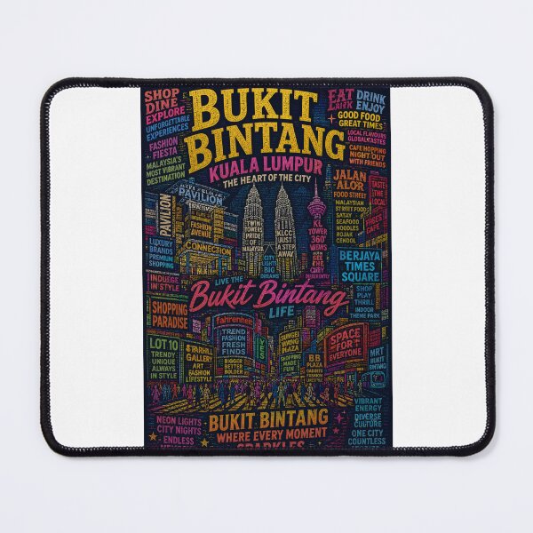 Item preview, Bukit Bintang Kuala Lumpur Pavilion KLCC Jalan Alor Nightlife Cityscape designed and sold by Places On Earth.