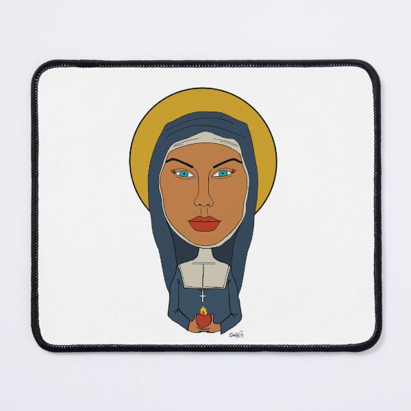 Item preview, A drawn portrait of Taylor in religious attire. designed and sold by Eric Sintès.