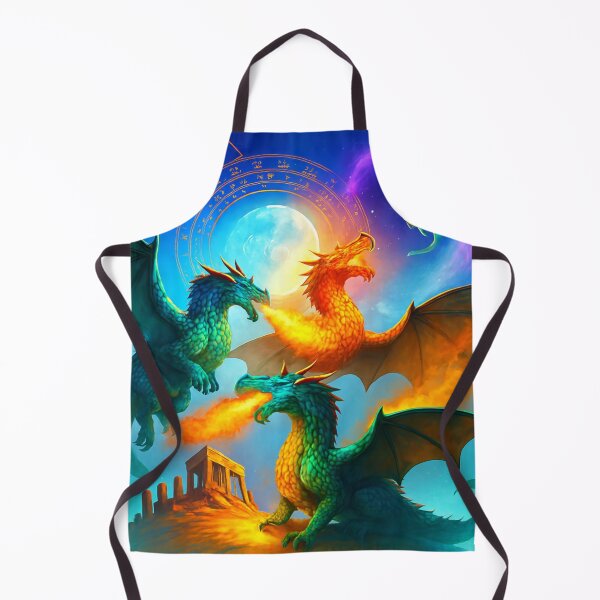 Artikelvorschau, Drachen wurden aus einem Portal am Himmel entfesselt entworfen und verkauft von Quirkypixcelart.
