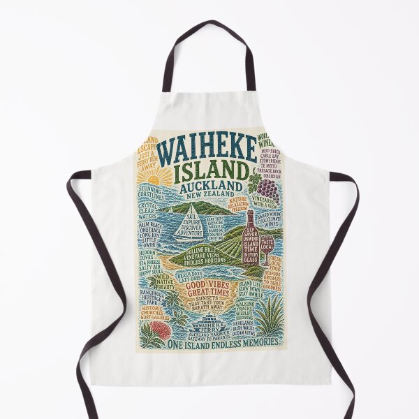 Item preview, Waiheke Island Auckland New Zealand Vineyards Coastal Escape Adventure designed and sold by Places On Earth.