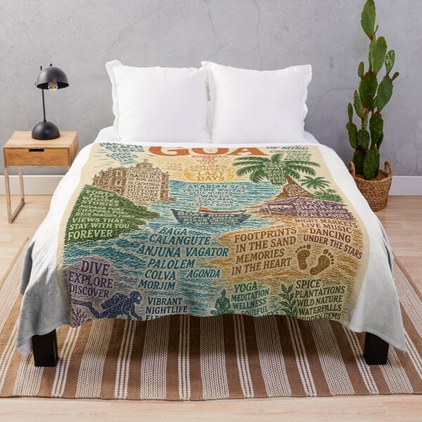 Item preview, Goa India Arabian Sea Beaches Old Goa Tropical Coastal Heritage designed and sold by Places On Earth.
