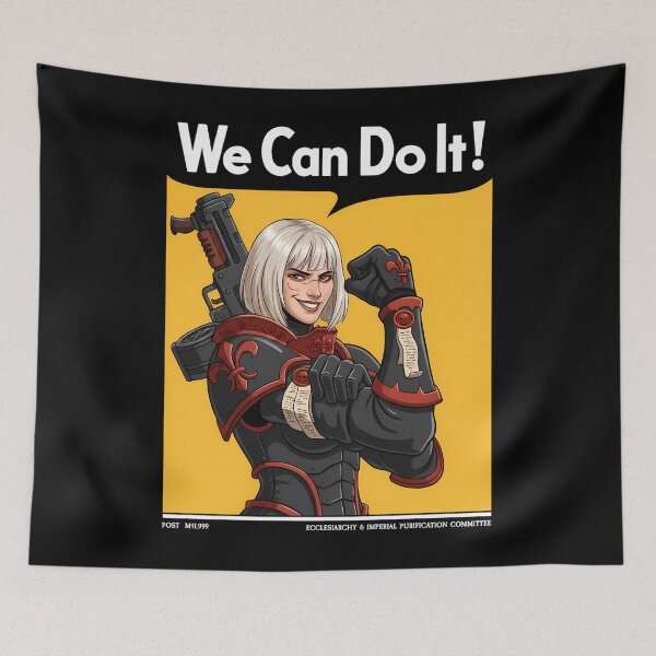 Item preview,  We Can Do It  Sister Of Battle designed and sold by COOLTHINGS-ORG.