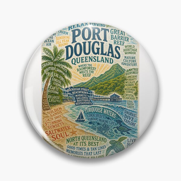 Item preview, Port Douglas Queensland Great Barrier Reef Daintree Rainforest Adventure designed and sold by Places On Earth.