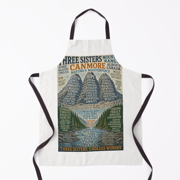 Item preview, Three Sisters Canmore Alberta Rocky Mountains Bow Valley Landscape designed and sold by Places On Earth.
