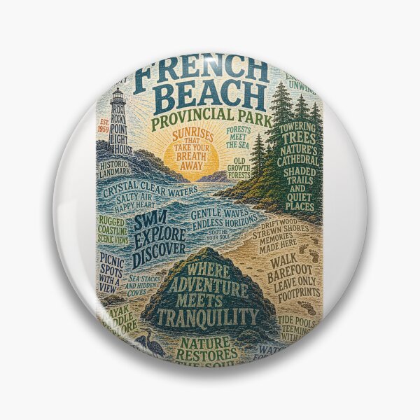 Item preview, French Beach Provincial Park Vancouver Island Pacific Coast Wilderness designed and sold by Places On Earth.