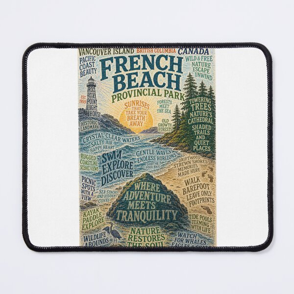 Item preview, French Beach Provincial Park Vancouver Island Pacific Coast Wilderness designed and sold by Places On Earth.