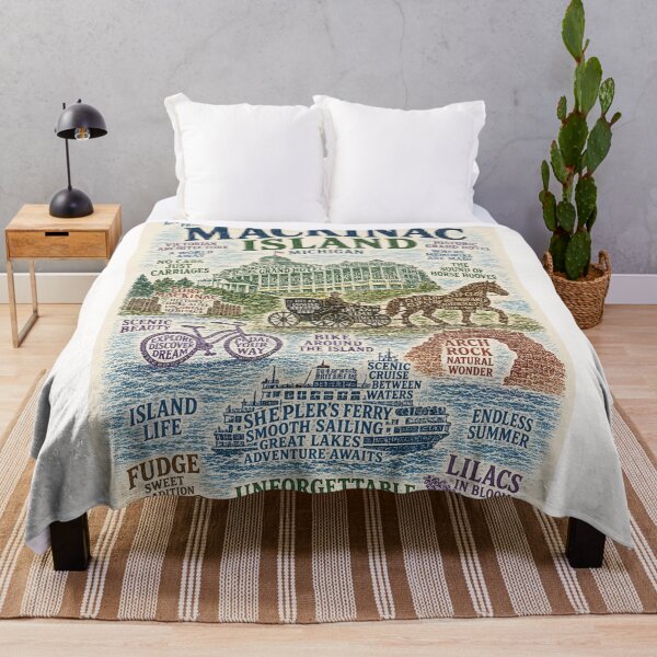 Item preview, Mackinac Island Michigan Grand Hotel Arch Rock Great Lakes Heritage designed and sold by Places On Earth.