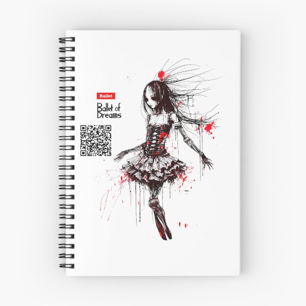 Item preview, Abstract Girl with Music QR Code designed and sold by ArtbyJustis.
