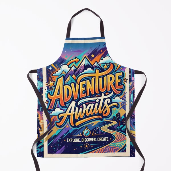 Item preview, Adventure Awaits Explore Discover Create Colors City World designed and sold by ART ATTACK ZONE.