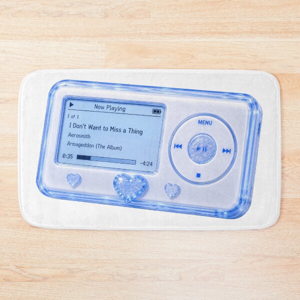 Item preview, Y2K Frutiger Aero Icy Blue MP3 Player designed and sold by MeanPanduh.