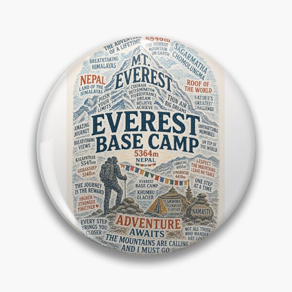 Item preview, Mount Everest Base Camp Nepal Himalayas Khumbu Glacier Trek Adventure designed and sold by Places On Earth.