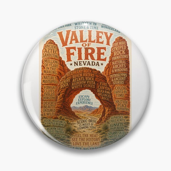 Item preview, Valley of Fire Nevada State Park Fire Wave Scenic Drive Desert Landscape designed and sold by Places On Earth.