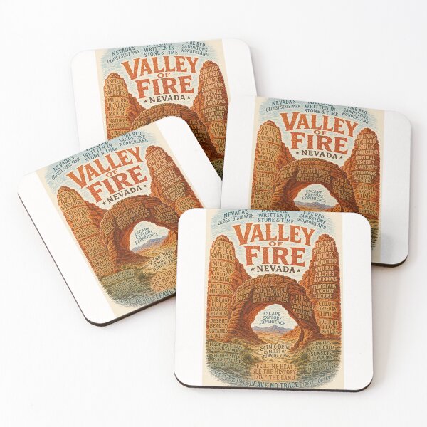 Item preview, Valley of Fire Nevada State Park Fire Wave Scenic Drive Desert Landscape designed and sold by Places On Earth.