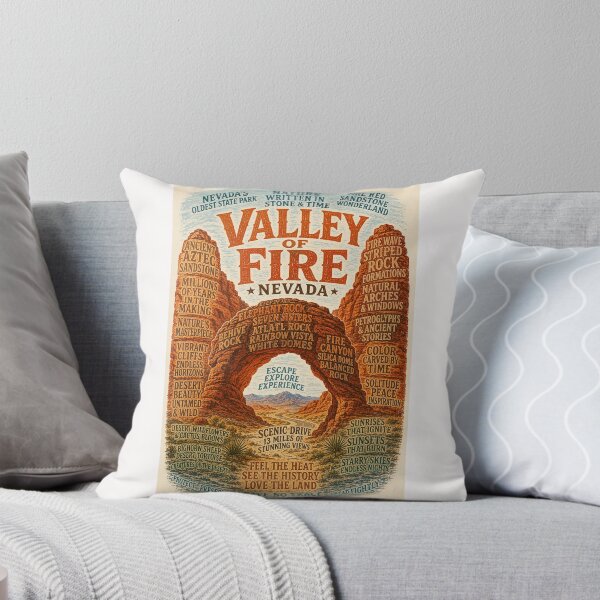 Item preview, Valley of Fire Nevada State Park Fire Wave Scenic Drive Desert Landscape designed and sold by Places On Earth.