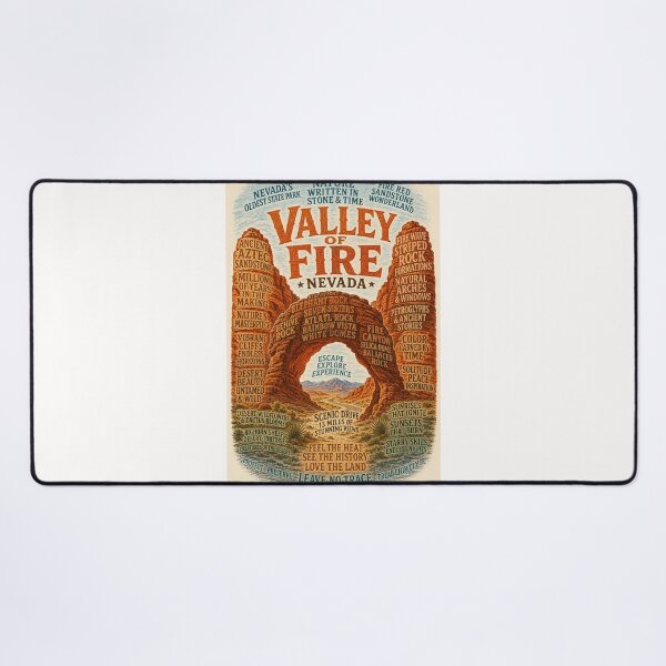 Item preview, Valley of Fire Nevada State Park Fire Wave Scenic Drive Desert Landscape designed and sold by Places On Earth.