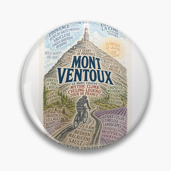 Item preview, Mont Ventoux Provence Alpes de Haute Provence Tour de France Cycling Summit designed and sold by Places On Earth.
