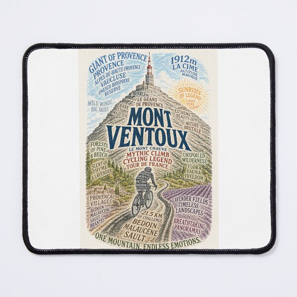 Item preview, Mont Ventoux Provence Alpes de Haute Provence Tour de France Cycling Summit designed and sold by Places On Earth.