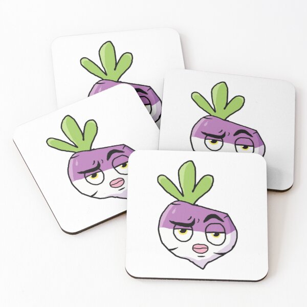 Item preview, Skeptical Turnip Root Vegetable Character designed and sold by kupavastore.