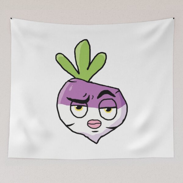Item preview, Skeptical Turnip Root Vegetable Character designed and sold by kupavastore.