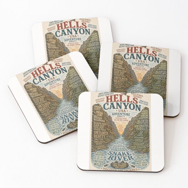 Item preview, Hells Canyon Snake River Seven Devils Wilderness Idaho Oregon Adventure designed and sold by Places On Earth.