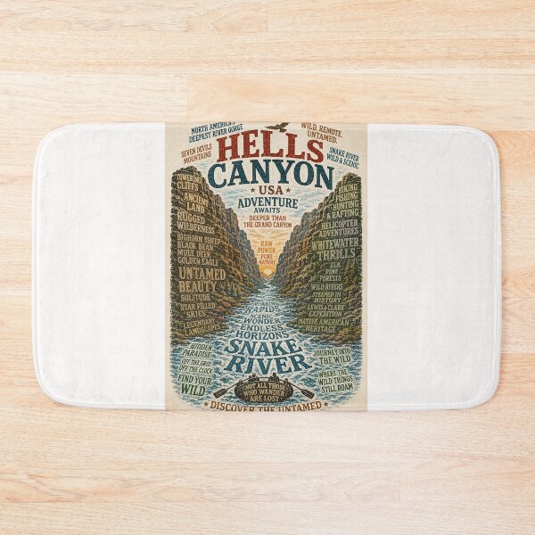 Item preview, Hells Canyon Snake River Seven Devils Wilderness Idaho Oregon Adventure designed and sold by Places On Earth.