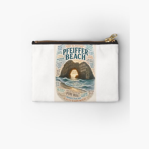 Item preview, Pfeiffer Beach Big Sur California Coast Pacific Ocean Keyhole Arch Sunset designed and sold by Places On Earth.
