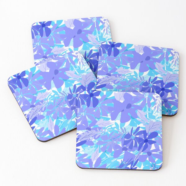 Item preview, Blue Floral Seamless Pattern | Botanical Leaves & Flowers designed and sold by Nature  Nblossom.