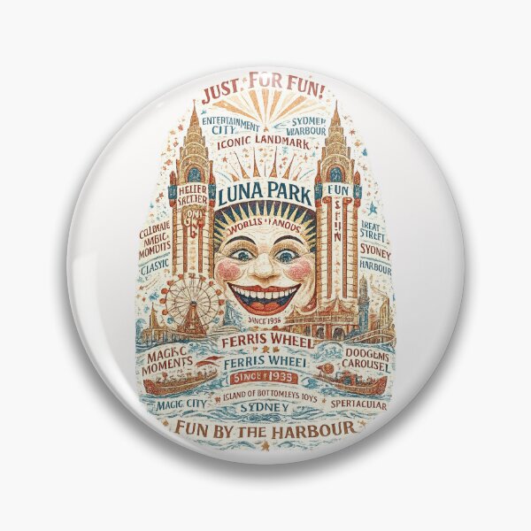 Item preview, Luna Park Sydney Harbour Ferris Wheel Historic Amusement Landmark Australia designed and sold by Places On Earth.