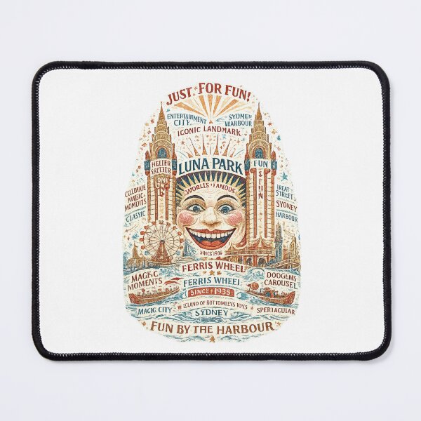 Item preview, Luna Park Sydney Harbour Ferris Wheel Historic Amusement Landmark Australia designed and sold by Places On Earth.