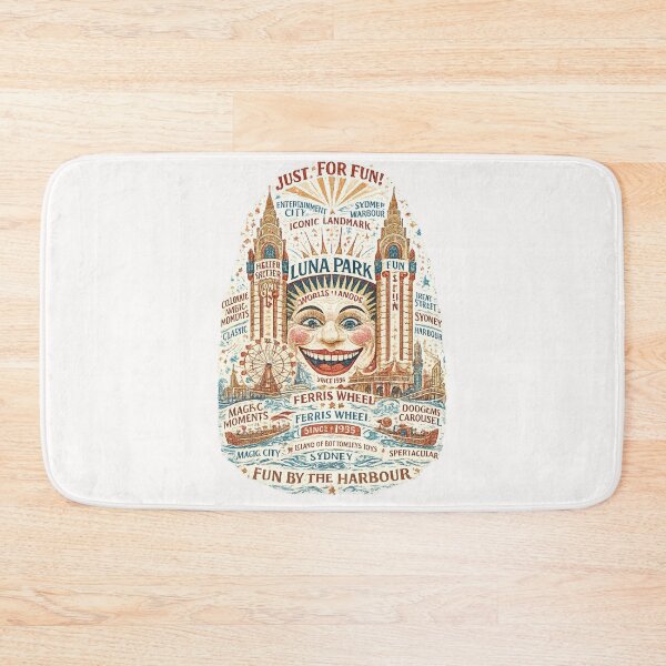 Item preview, Luna Park Sydney Harbour Ferris Wheel Historic Amusement Landmark Australia designed and sold by Places On Earth.