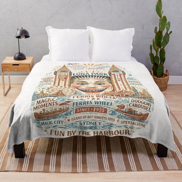 Item preview, Luna Park Sydney Harbour Ferris Wheel Historic Amusement Landmark Australia designed and sold by Places On Earth.
